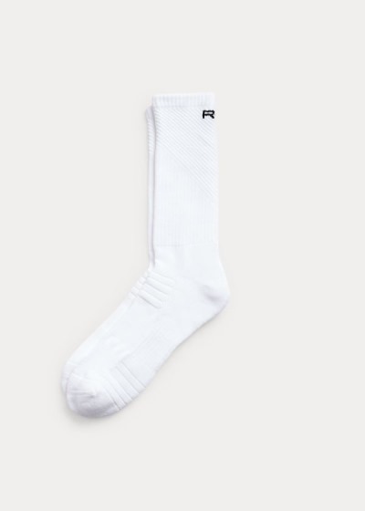 Calcetines Ralph Lauren Hombre Blancos - Performance Crew - YETVA4623